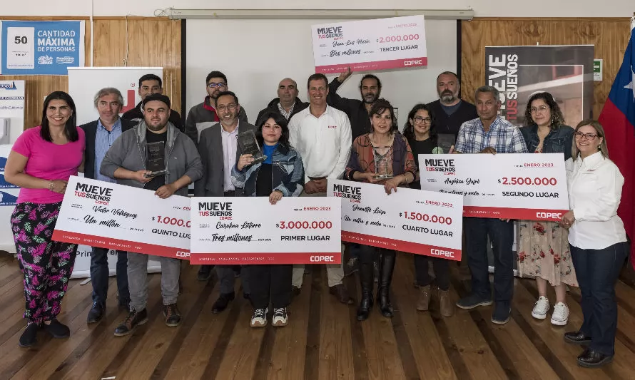Programa “Mueve tus sueños” de Copec premia a emprendedores de Calbuco
