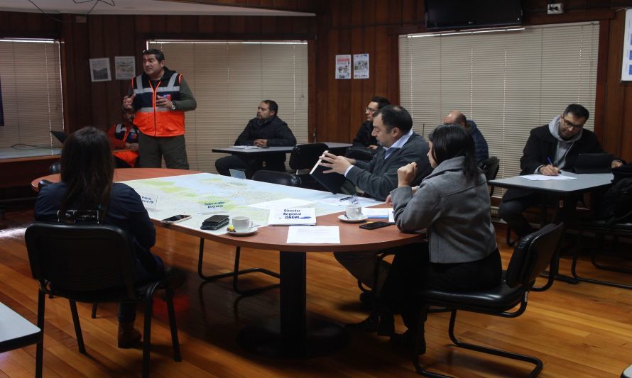 Delegada Presidencial Regional encabeza COGRID ante evento meteorológico en Los Lagos