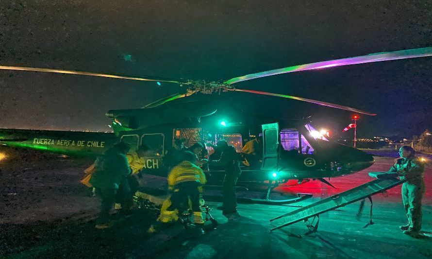 Dos traslados de urgencia efectuó la FACh desde sectores aislados