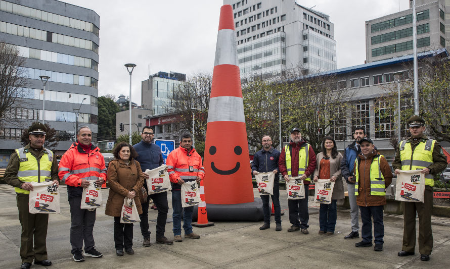 Campaña de concientización por seguridad vial llegó a Puerto Montt