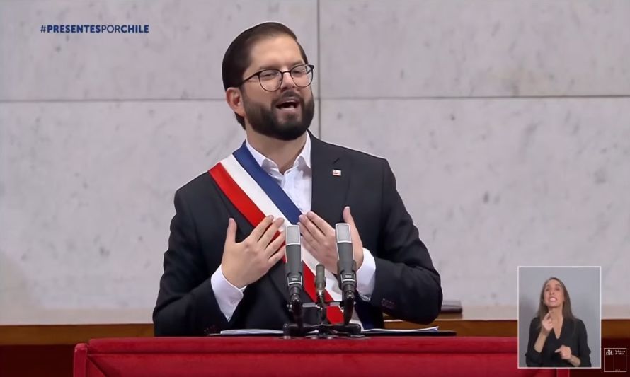 Presidente Gabriel Boric anuncia proyecto de tren entre Llanquihue y Puerto Montt