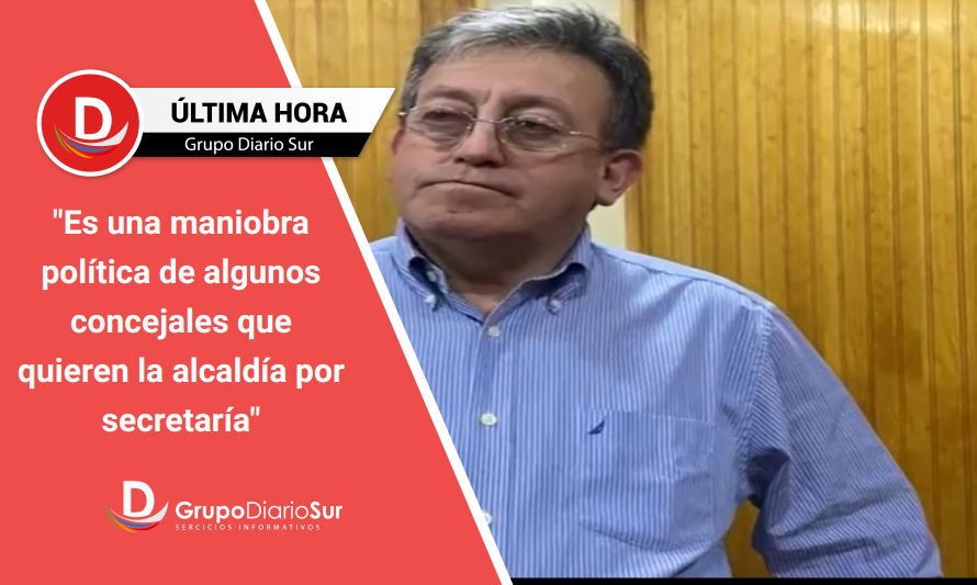 "Como una maniobra política" calificó Alcalde Paredes denuncia de concejales