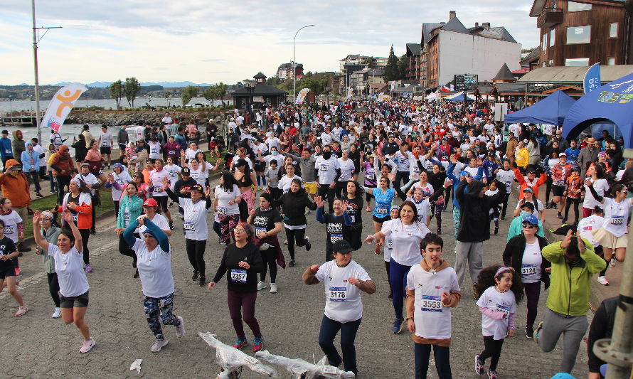 Masiva corrida familiar se efectuó en Puerto Varas para promocionar los Juegos Panamericanos Santiago 2023