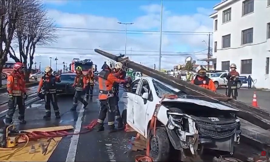 Con simulacro de accidente de tránsito pretenden crear conciencia de cara a Fiestas Patrias