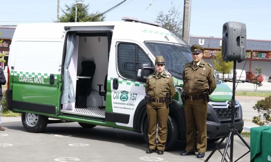 Carabineros de Alerce cuenta con nueva comisaría móvil