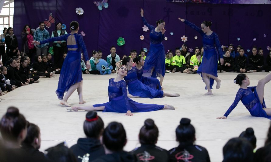 Con gran asistencia de público se ha desarrollado la gran Final Nacional de Gimnasia Rítmica Federada en Coliseo Municipal de Puerto Varas