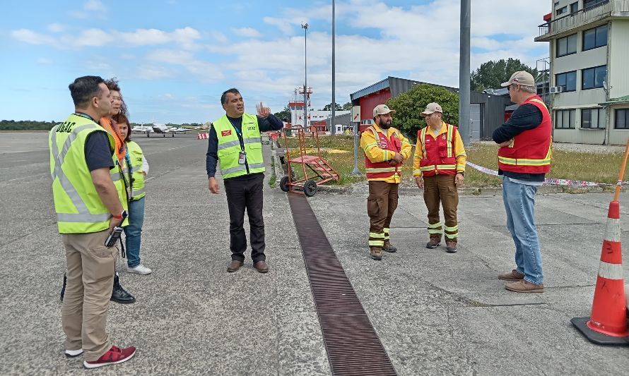 CONAF dispondrá de dos piscinas de 100 mil  litros de agua en aeropuerto El Tepual