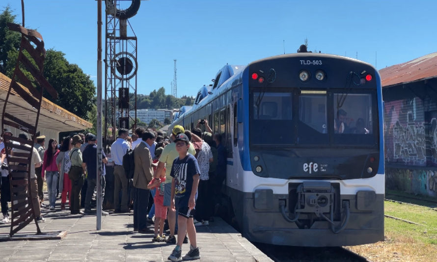 Retornó el tren a la provincia de Llanquihue