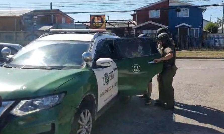 Carabineros detiene a presunto autor de dos robos con intimidación a locales comerciales