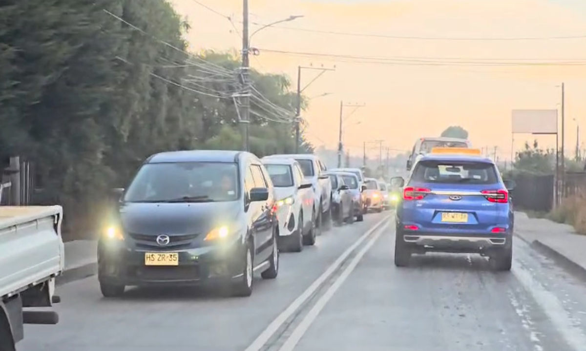 La congestión vial marco este "súper martes" en el comienzo de las clases en Puerto Montt