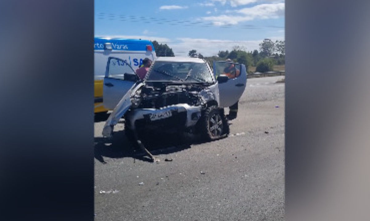 Accidente de tránsito en Ruta 5 deja al menos dos lesionados