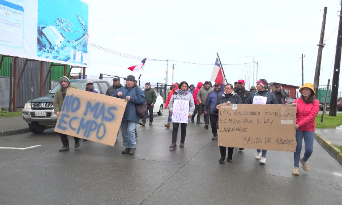 Pescadores de Ancud se movilizan contra la Ley Lafkenche 