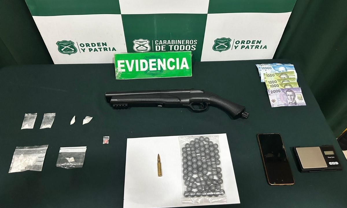 Cuatro personas son detenidas por tráfico de drogas en operativos del OS7 en Puerto Montt
