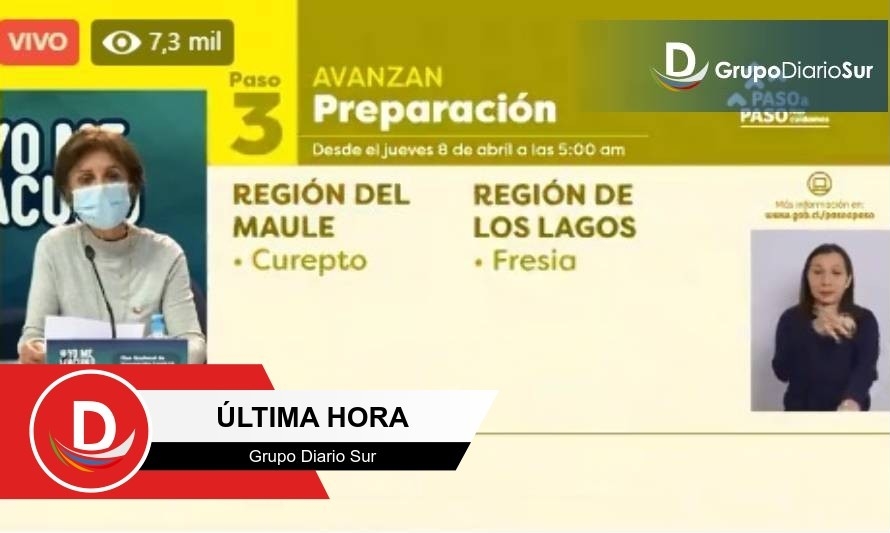 2 comunas de la región avanzan de fase