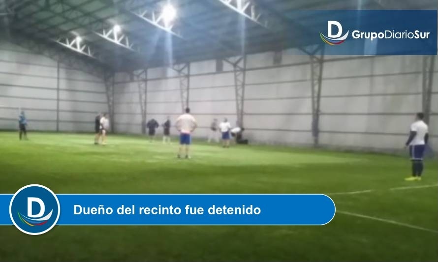 PDI descubre a 55 personas en centro deportivo de Puerto Montt